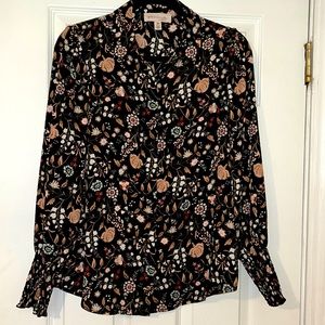 Printed Button Down Top